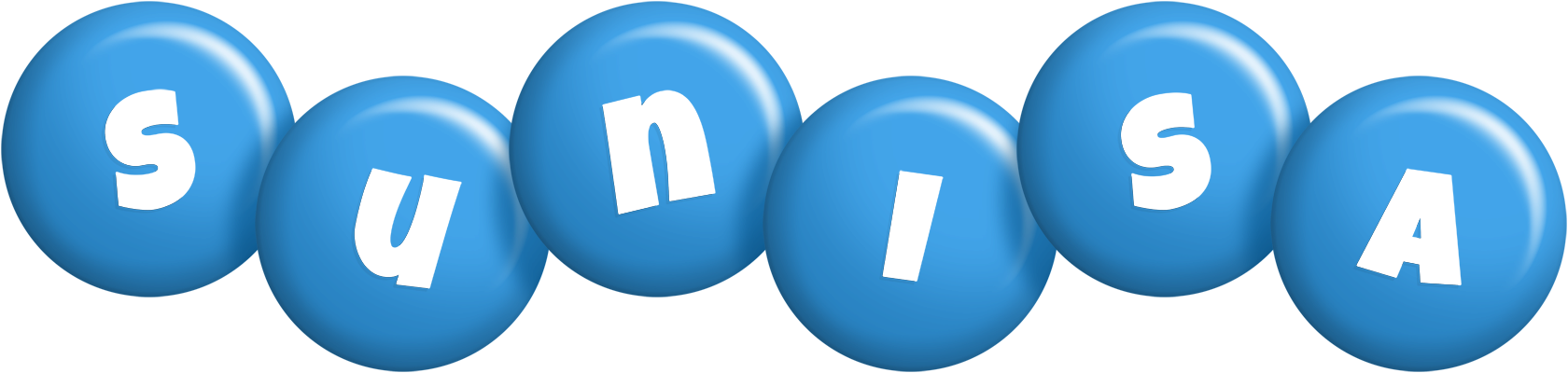Sunisa candy-blue logo