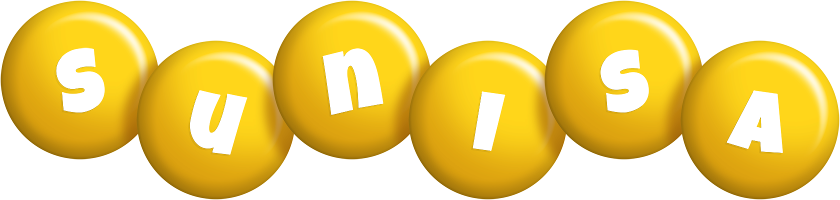 Sunisa candy-yellow logo