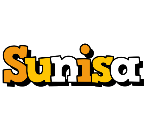 Sunisa cartoon logo