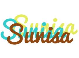 Sunisa cupcake logo