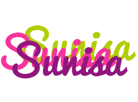 Sunisa flowers logo