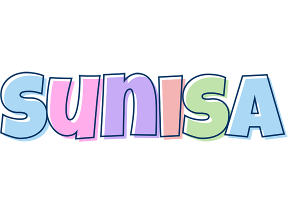 Sunisa pastel logo