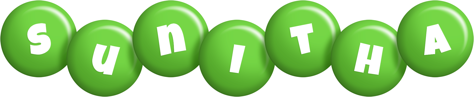 Sunitha candy-green logo