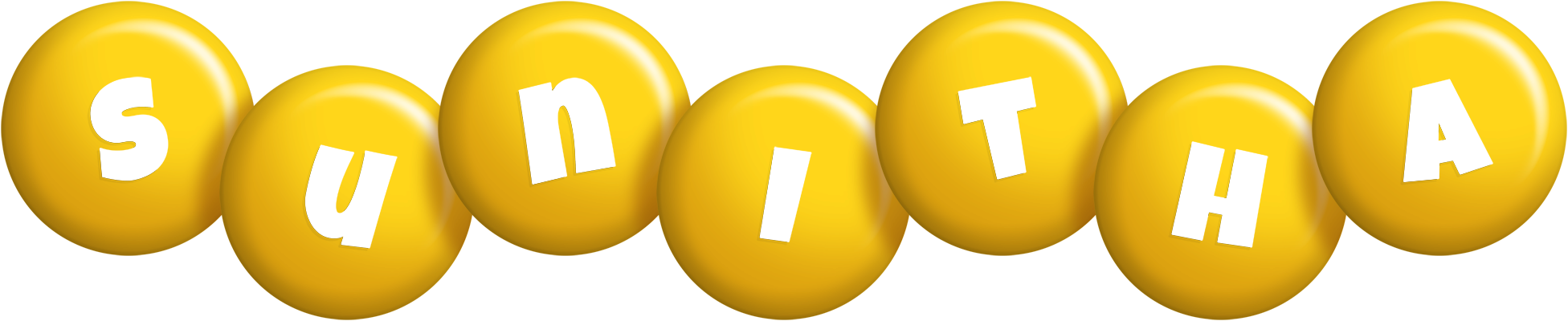 Sunitha candy-yellow logo