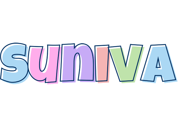 Suniva pastel logo