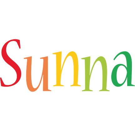 Sunna birthday logo