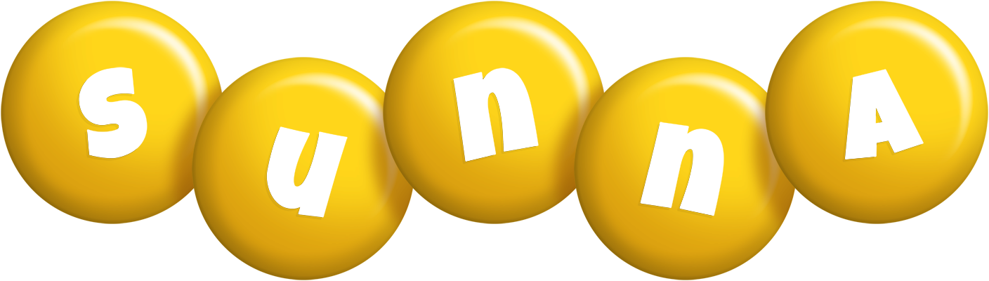 Sunna candy-yellow logo