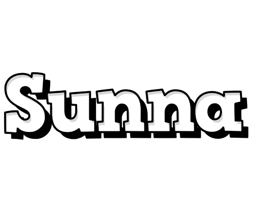 Sunna snowing logo