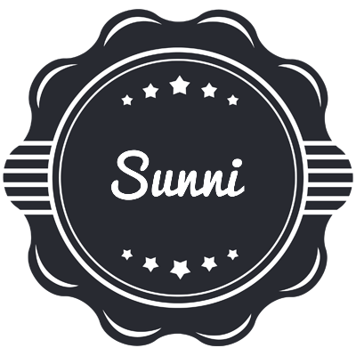 Sunni badge logo