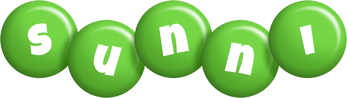 Sunni candy-green logo