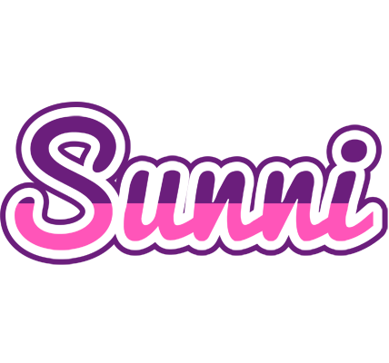 Sunni cheerful logo