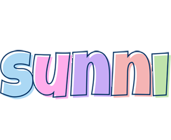 Sunni pastel logo