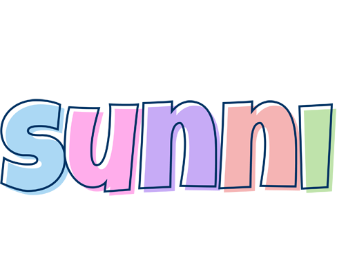 Sunni pastel logo