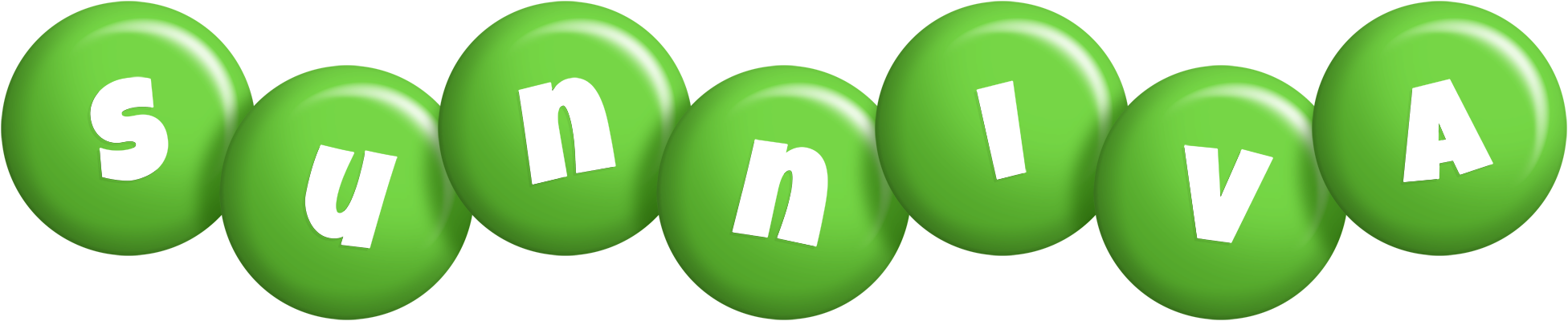 Sunniva candy-green logo
