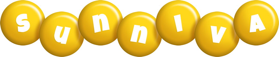 Sunniva candy-yellow logo