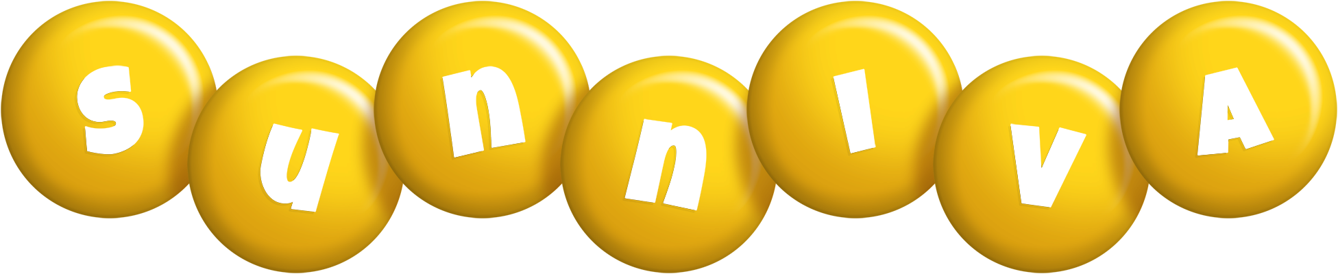Sunniva candy-yellow logo