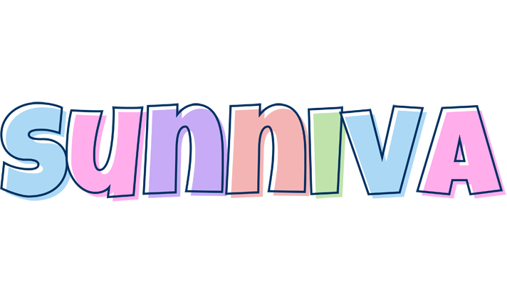Sunniva pastel logo