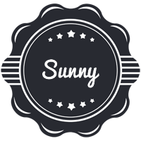 Sunny badge logo