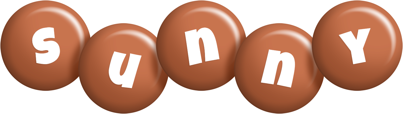 Sunny candy-brown logo