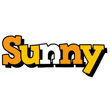 Sunny cartoon logo