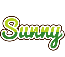 Sunny golfing logo
