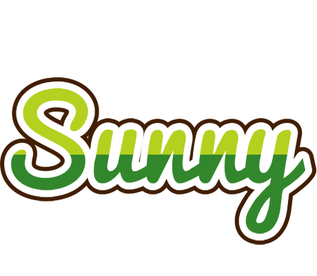 Sunny golfing logo