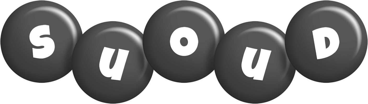 Suoud candy-black logo