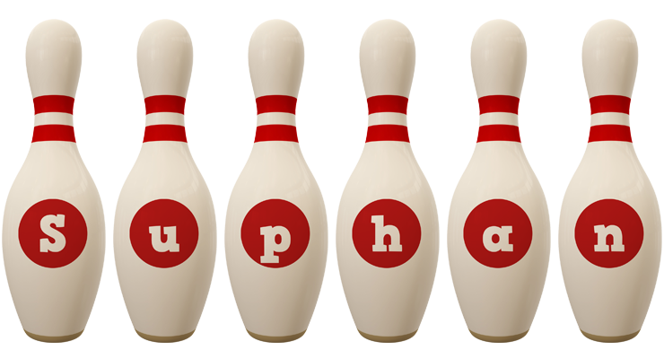 Suphan bowling-pin logo