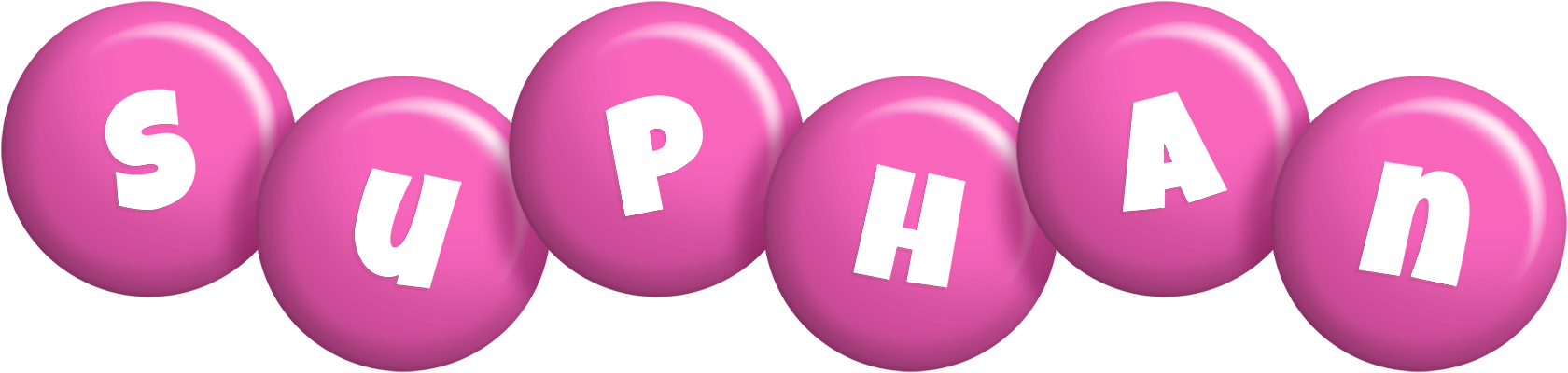 Suphan candy-pink logo