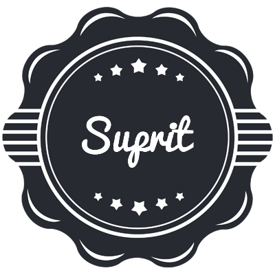 Suprit badge logo