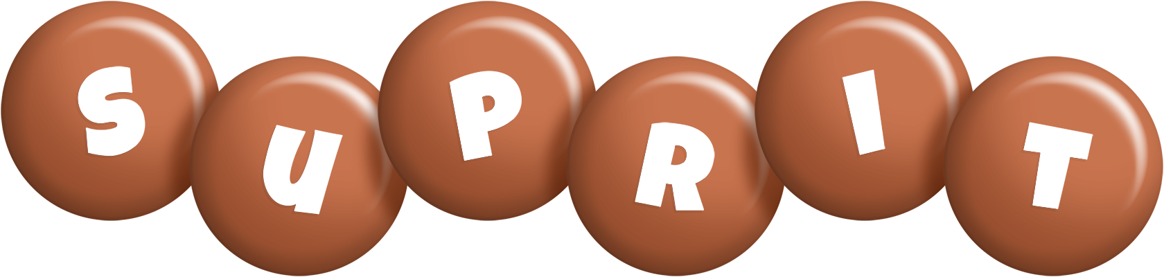 Suprit candy-brown logo