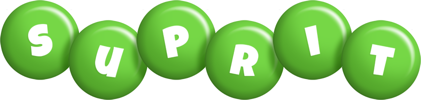 Suprit candy-green logo