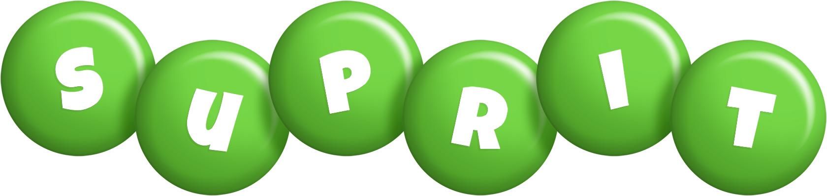 Suprit candy-green logo