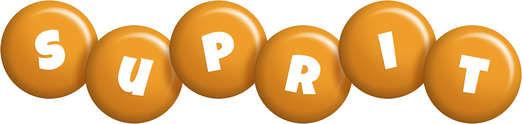 Suprit candy-orange logo
