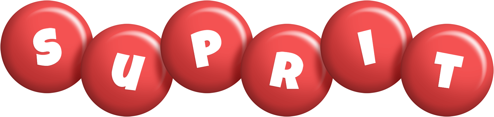 Suprit candy-red logo
