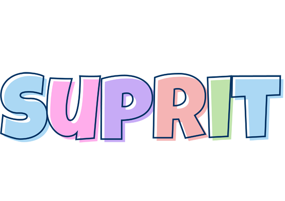 Suprit pastel logo