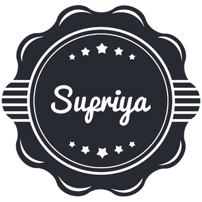 Supriya badge logo