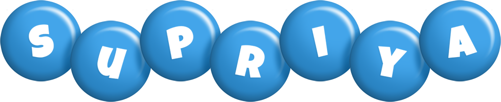 Supriya candy-blue logo