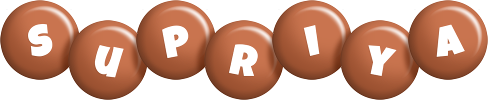 Supriya candy-brown logo