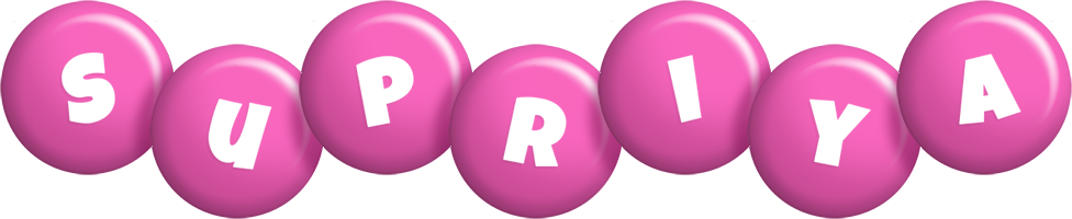 Supriya candy-pink logo