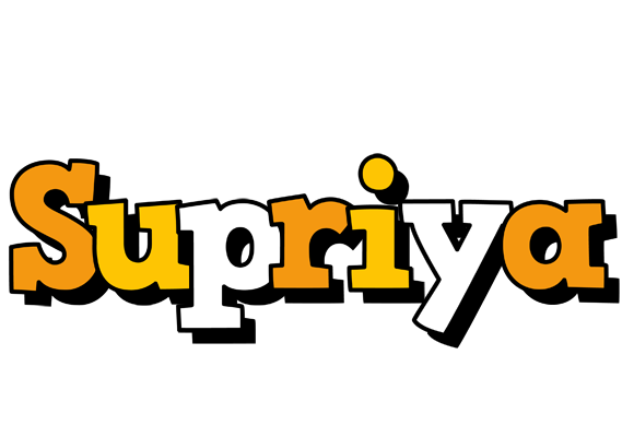 Supriya cartoon logo