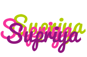 Supriya flowers logo