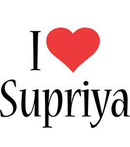 Supriya i-love logo