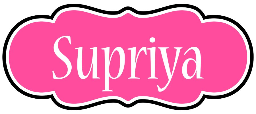 Supriya invitation logo