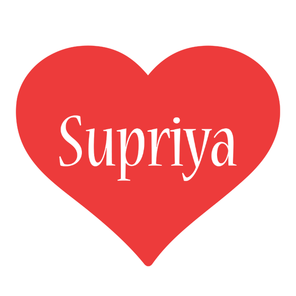 Supriya love logo