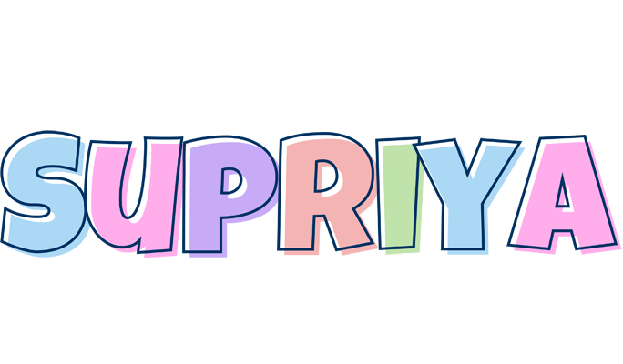 Supriya pastel logo