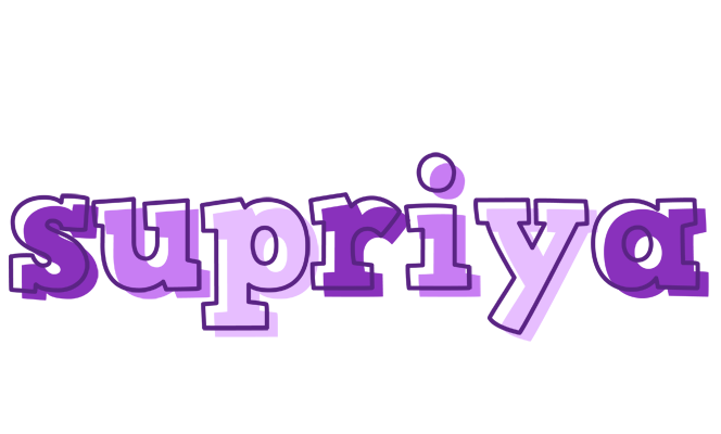 Supriya sensual logo