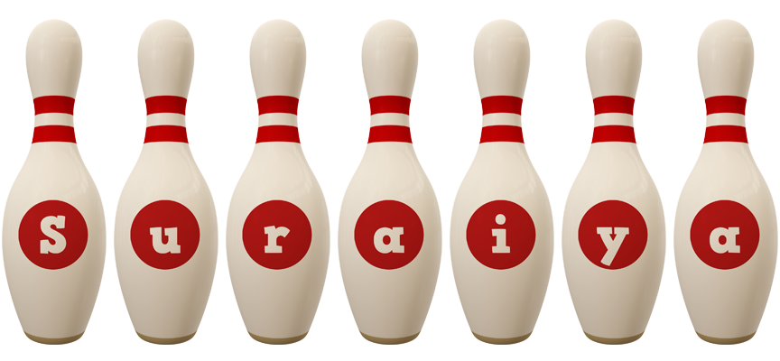 Suraiya bowling-pin logo