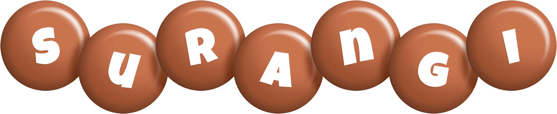 Surangi candy-brown logo