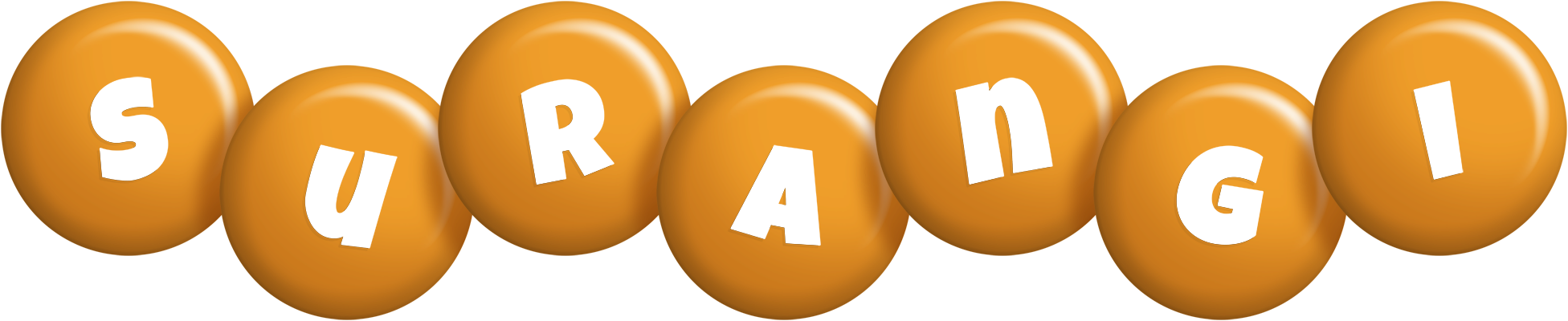 Surangi candy-orange logo